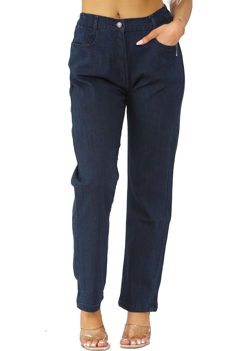 Komfortable Stretch-Jeans mit geradem Bein
