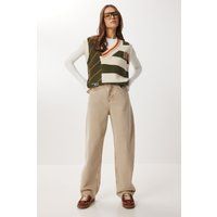 Baggy Jeans mit hoher Taille