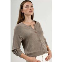 Klassischer Cardigan mit Rundhalsausschnitt