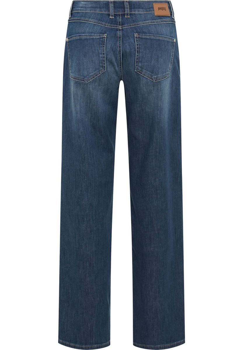 Weit geschnittene Jeans mit aufgesetzten Taschen