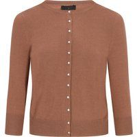 Rundhals-Cardigan mit Perlmuttknöpfen
