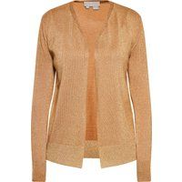Offener Cardigan in Metallic-Optik