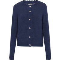 Klassische Strickjacke mit Rundhalsausschnitt