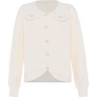 Strickjacke mit Knöpfen und Taschen