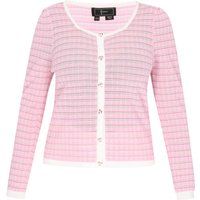 Schicke Strickjacke mit Herzknöpfen