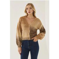 Relaxter Cardigan mit V-Ausschnitt