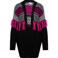 Boho-Cardigan mit geometrischem Muster