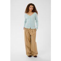 Eng anliegender Pointelle-Cardigan