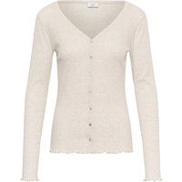Körpernaher Cardigan mit Pointelle-Muster