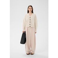 Strukturierter Cardigan mit V-Ausschnitt