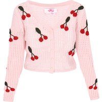 Kurzjacke mit Kirsch-Stickerei