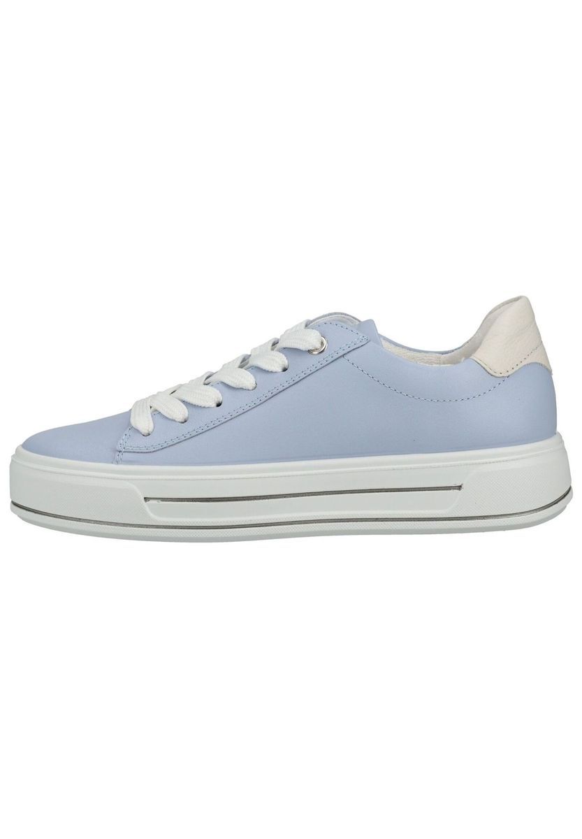 Minimalistische Plateau-Sneaker aus Leder