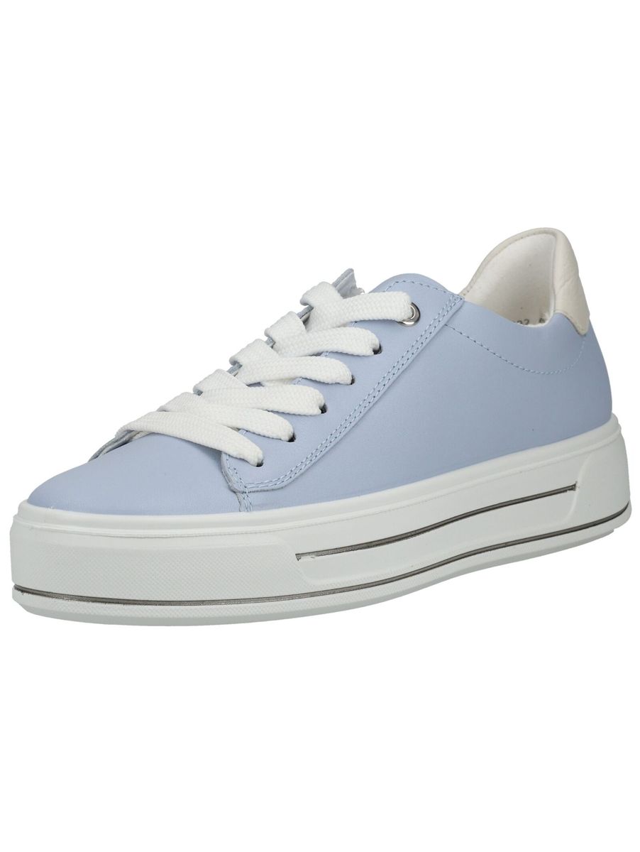 Minimalistische Plateau-Sneaker aus Leder