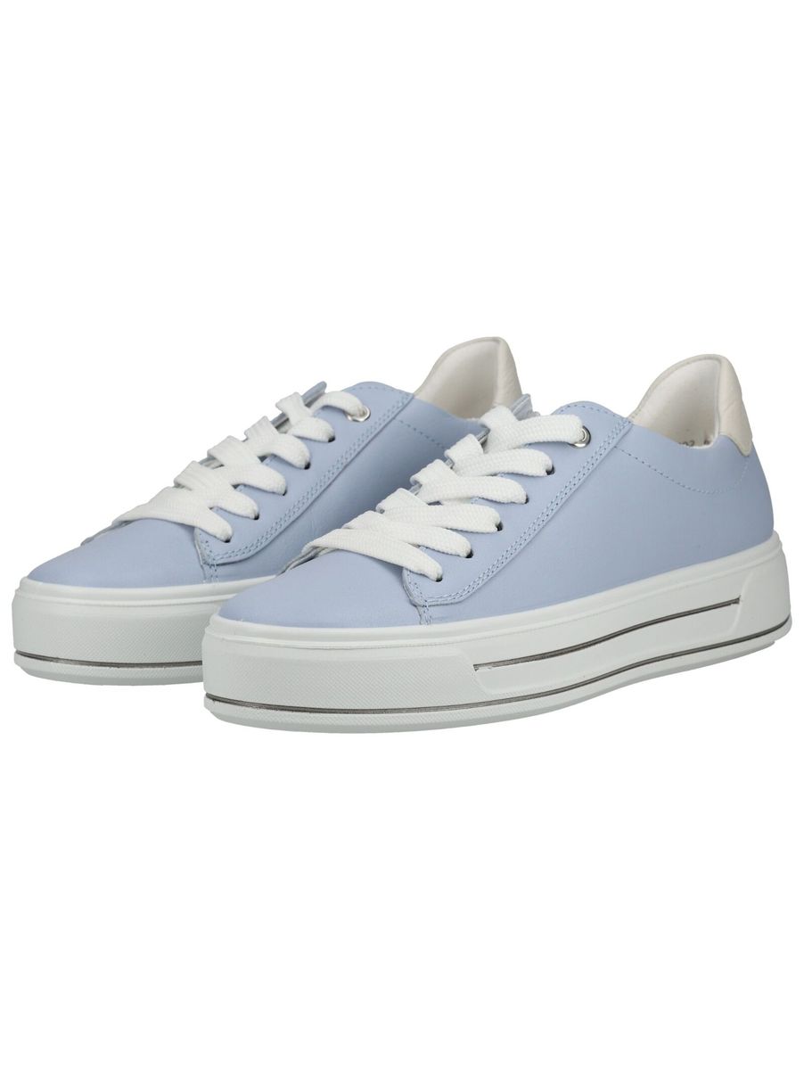 Minimalistische Plateau-Sneaker aus Leder