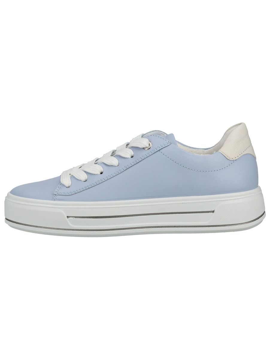 Minimalistische Plateau-Sneaker aus Leder