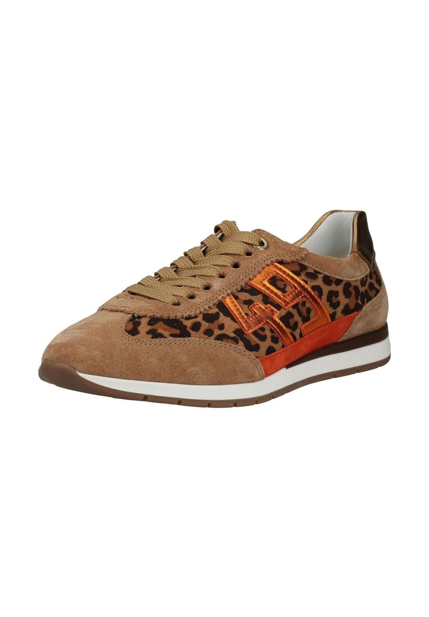 Low-Top Sneaker mit Leoparden-Print