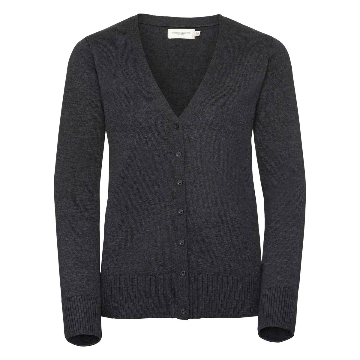 Klassische Strickjacke mit V-Ausschnitt
