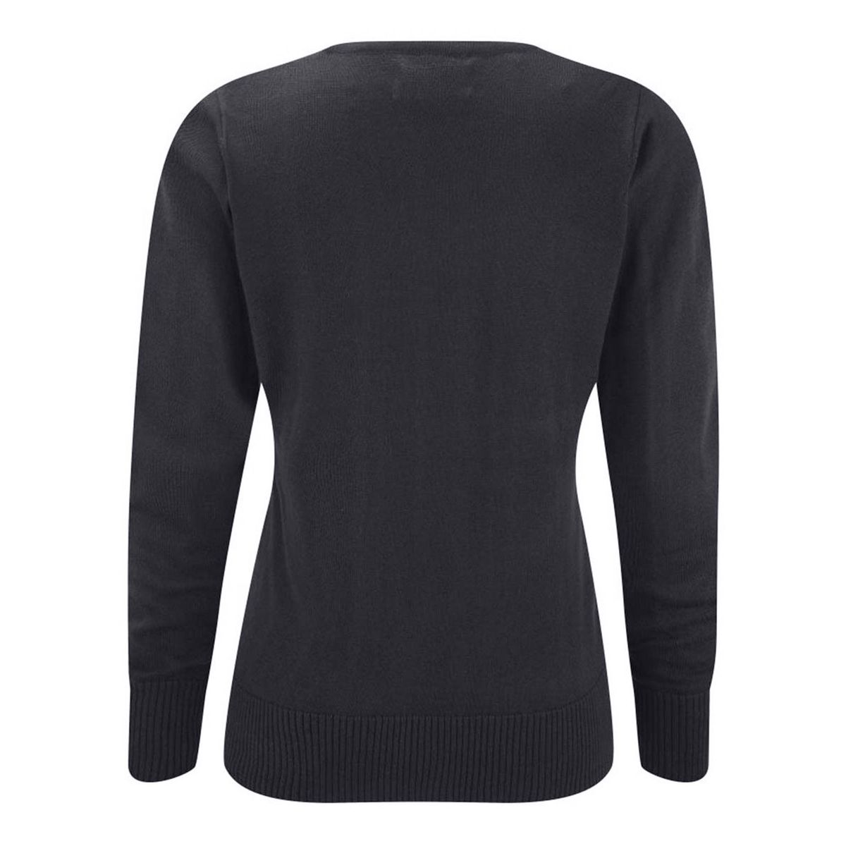 Klassische Strickjacke mit V-Ausschnitt