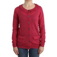 Merino-Wollcardigan mit Rüschendetails
