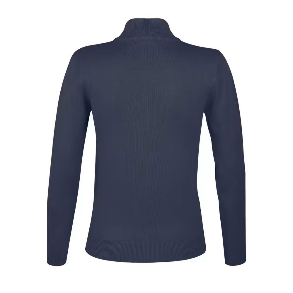 Schmal geschnittene Strickjacke mit Reißverschluss