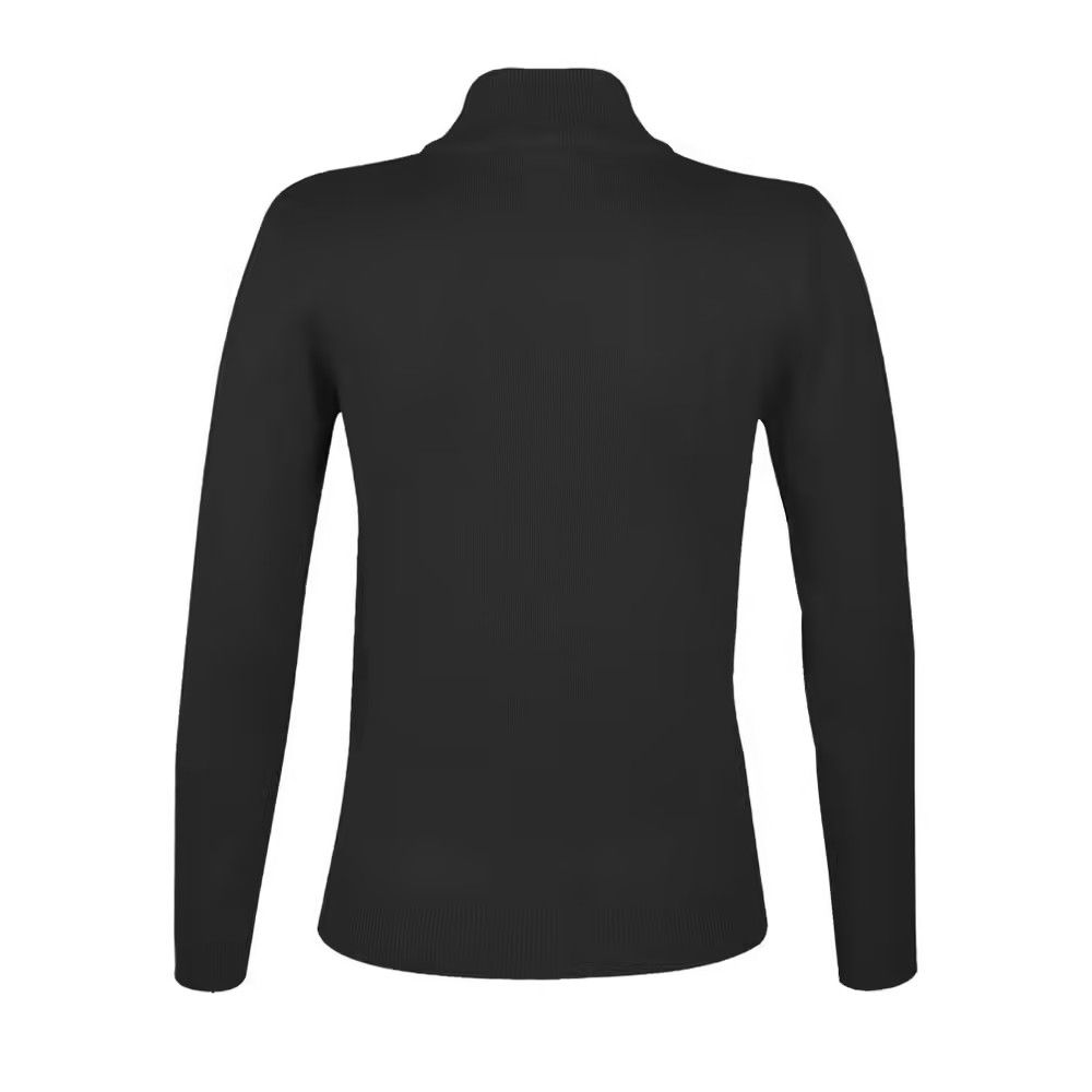 Schmal geschnittene Strickjacke mit Reißverschluss