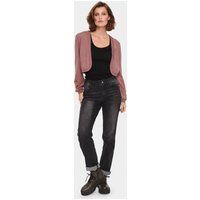 Leichte Kurze Offene Strickjacke