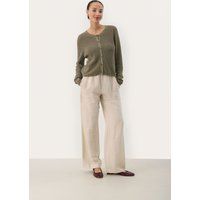 Strukturierte Strickjacke mit Knopfleiste