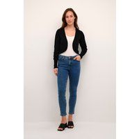 Kurze offene Bolero-Strickjacke
