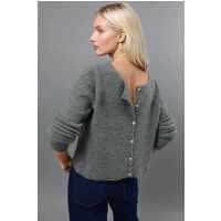 Vielseitiger Wendbarer Cardigan mit Knopfleiste