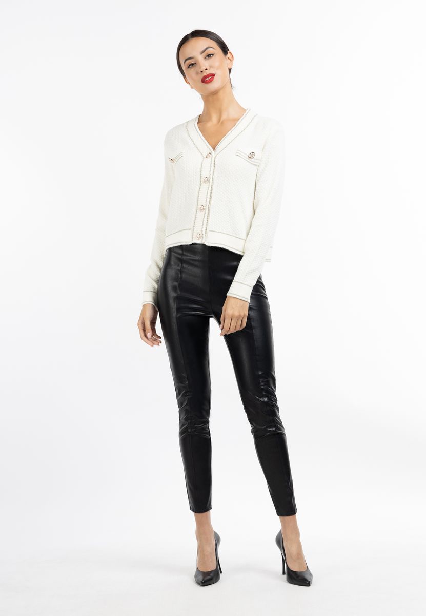 Eleganter Cardigan mit V-Ausschnitt