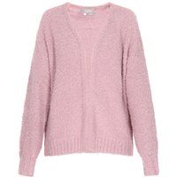 Weiche Bouclé Strickjacke Ohne Verschluss