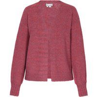 Weicher V-Ausschnitt Melange Cardigan