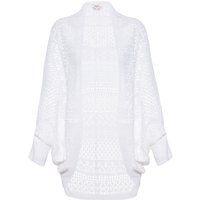 Leichter Cardigan mit Lochstrickmuster
