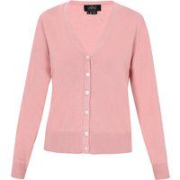 Klassische Strickjacke mit V-Ausschnitt