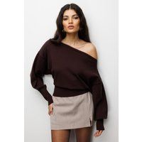 Eleganter Strickpullover mit Ballonärmeln