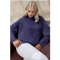 Gemütlicher Strickpullover mit Rundhalsausschnitt