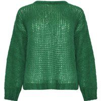 Grobstrickpullover mit weiten Ärmeln