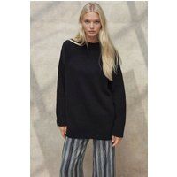 Dicker Rundhals-Strickpullover