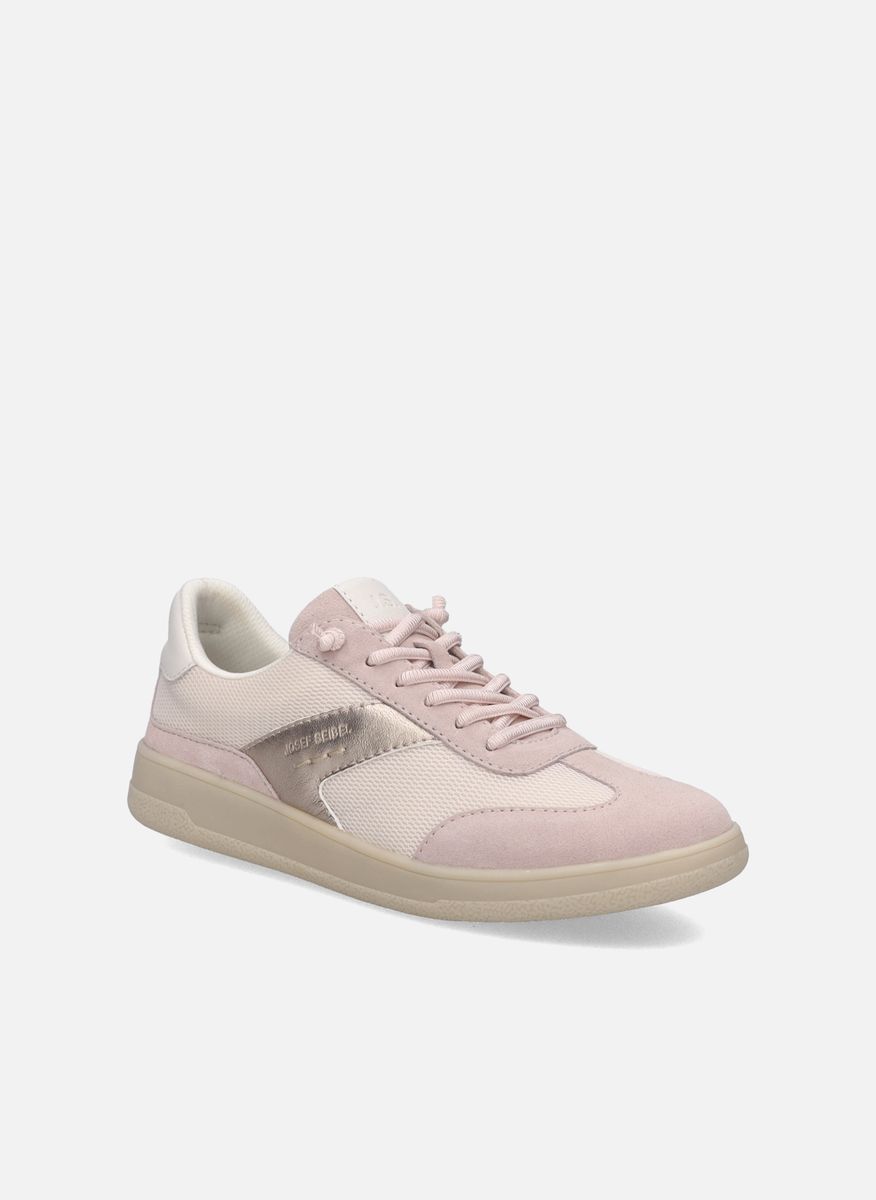 Sportlicher Leder- und Textilsneaker