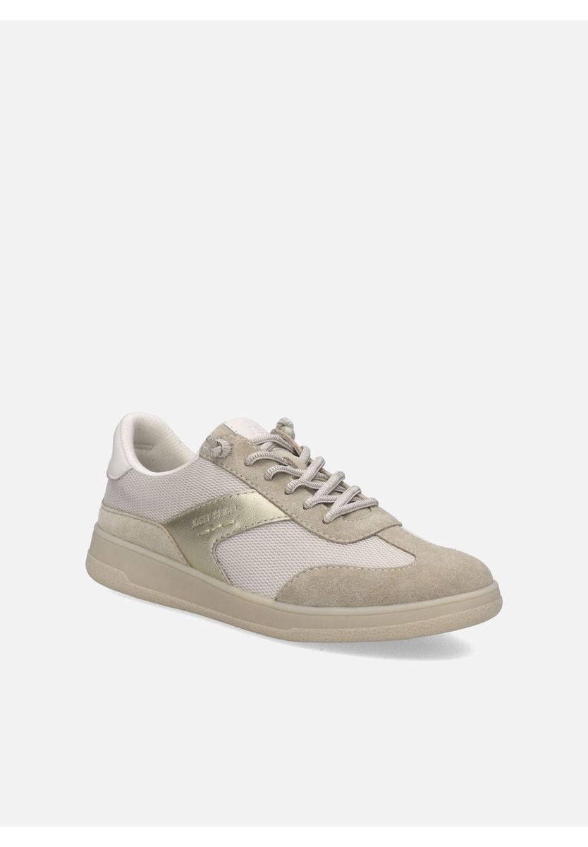 Sportliche Leder- und Mesh-Sneaker