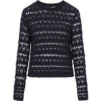 Vintage-Strickpullover mit Ajourmuster