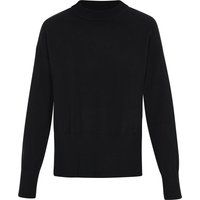 Minimalistischer Strickpullover mit Stehkragen