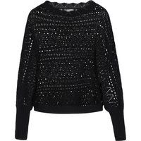 Ajour-Strickpullover mit Fledermausärmeln