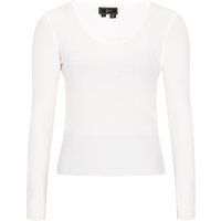 Slim Fit Rippstrick Pullover
