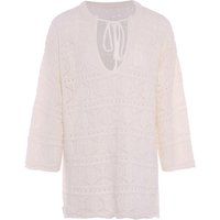 Kunstvoll gemusterte Stricktunika