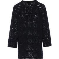 Kunstvoll gestrickte Stricktunika