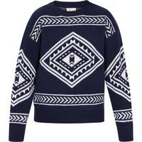 Strickpullover mit geometrischem Muster