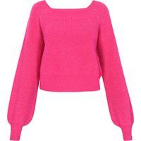 Kurzpullover mit Karree-Ausschnitt
