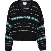 Oversized Strickpullover mit V-Ausschnitt