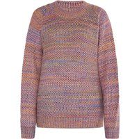 Farbenfroher grob gestrickter Pullover
